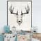 Designart - Deer Wild and Beautiful VII - Farmhouse Framed Canvas Wall Art Print